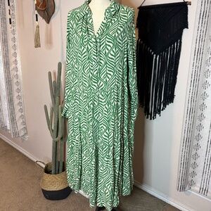 H&M Viscose Long Shirt Dress